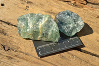 Natural Stone Sealed Watermelon Fluorite Cobbed Pieces  x 11 From Uis, Namibia - TopRock