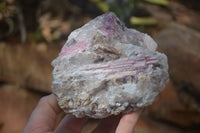 Natural Rubellite Pink Tourmaline Matrix Specimens x 3 From Karibib, Namibia