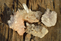 Natural Small Mixed Quartz Cluster Specimens x 35 From Madagascar - TopRock