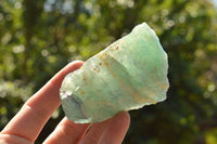 Natural Stone Sealed Watermelon Fluorite Cobbed Pieces  x 11 From Uis, Namibia - TopRock