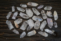 Natural  Clear Quartz Crystals With Hints Of Amethyst  x 35 From Brandberg, Namibia - Toprock Gemstones and Minerals 