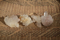 Natural Small Mixed Quartz Clusters  x 35 From Madagascar