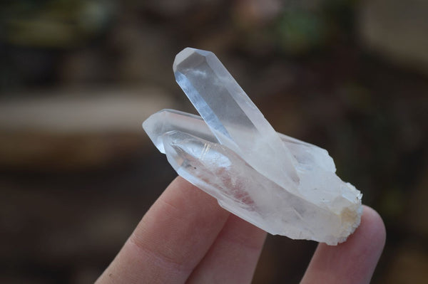 Natural Small Quartz Clusters  x 35 From Madagascar