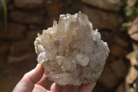 Natural Smokey Quartz Clusters  x 4 From Madagascar