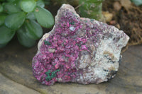 Natural Pink Salrose Cobaltion Dolomite Specimens With Ball Malachite  x 6 From Congo - Toprock Gemstones and Minerals 