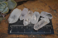 Natural  Clear Quartz Crystals With Hints Of Amethyst  x 35 From Brandberg, Namibia - Toprock Gemstones and Minerals 