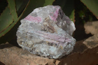 Natural Rubellite Pink Tourmaline Matrix Specimens x 3 From Karibib, Namibia