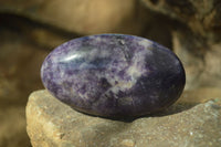 Polished Purple Lepidolite Free Forms  x 6 From Zimbabwe