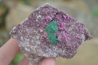 Natural Pink Salrose Cobaltion Dolomite Specimens With Ball Malachite  x 6 From Congo - Toprock Gemstones and Minerals 