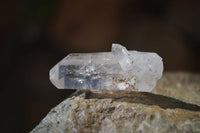 Natural  Clear Quartz Crystals With Hints Of Amethyst  x 35 From Brandberg, Namibia - Toprock Gemstones and Minerals 