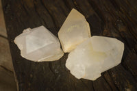 Natural Large Clear / White Quartz Crystals  x 12 From Madagascar