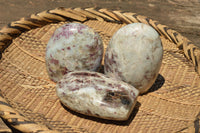 Polished Pink Tourmaline Rubellite Standing Free Forms  x 6 From Madagascar - TopRock