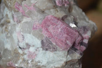 Natural Rubellite Pink Tourmaline Matrix Specimens x 3 From Karibib, Namibia