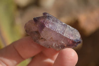 Natural Smokey Amethyst Crystals  x 12 From Chiredzi, Zimbabwe