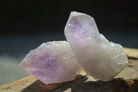 Natural Jacaranda Amethyst Quartz Clusters  x 12 From Zambia - Toprock Gemstones and Minerals 