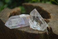 Natural  Clear Quartz Crystals With Hints Of Amethyst  x 35 From Brandberg, Namibia - Toprock Gemstones and Minerals 