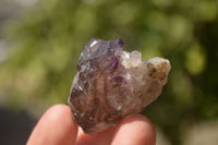 Natural Window Amethyst Crystal Specimens  x 12 From Chiredzi, Zimbabwe