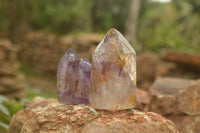 Polished Stunning Selection Of Window Amethyst Crystals  x 24 From Akansobe, Madagascar - TopRock