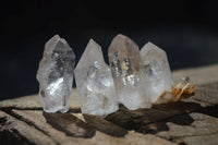 Natural  Clear Quartz Crystals With Hints Of Amethyst  x 35 From Brandberg, Namibia - Toprock Gemstones and Minerals 