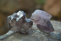 Natural Mini Amethyst Crystals  x 35 From Chiredzi, Zimbabwe