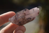 Natural Smokey Amethyst Crystals  x 12 From Chiredzi, Zimbabwe