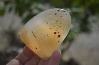 Polished Banded Agate Standing Free Forms  x 6 From West Coast, Madagascar