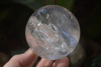 Polished Clear Quartz Crystal Balls x 2 From Ambatondrazaka, Madagascar