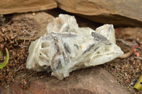 Natural Rare Bladed Barite Specimens  x 2 From Tenke Fungurume, Congo - TopRock