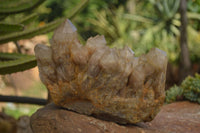 Natural Large Cascading White Phantom Smokey Quartz Cluster  x 1 From Luena, Congo - TopRock