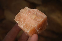 Natural New Sunset Orange Calcite Specimens  x 12 From Spitzkop, Namibia