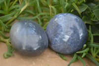 Polished Lazulite Highly Selected Gallets / Palm Stones  - Sold per 1 Kg - From Tulear, Madagascar - TopRock