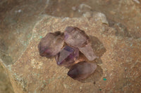 Natural Mini Window / Smokey Amethyst Crystals  x 70 From Chiredzi, Zimbabwe