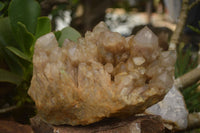 Natural Large Cascading White Phantom Smokey Quartz Cluster  x 1 From Luena, Congo - TopRock