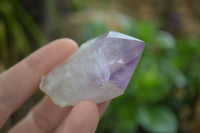 Polished Single Jacaranda Amethyst Crystals  x 12 From Zambia - Toprock Gemstones and Minerals 