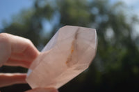 Polished Double Terminated Pink Rose Quartz Points  x 4 From Ambatondrazaka, Madagascar - TopRock