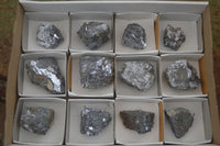 Natural Rare Silver Lead Galena Specimens  x 12 From Namibia - Toprock Gemstones and Minerals 