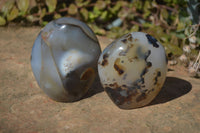 Polished Agate Free Forms x 6 From West Coast, Madagascar