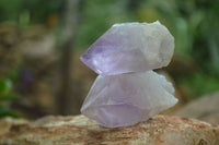 Polished Single Jacaranda Amethyst Crystals  x 12 From Zambia - Toprock Gemstones and Minerals 