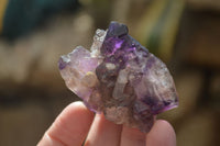 Natural Extra Large Smokey Amethyst Skeletal / Sceptre Crystals  x 6 From Chiredzi, Zimbabwe