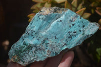 Natural Drusy Chrysocolla & Malachite Dolomite Specimens x 4 From Congo