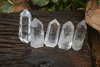 Polished Semi Optic Clear Quartz Points x 24 From Madagascar