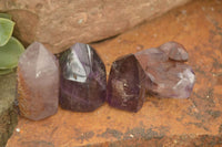 Polished Stunning Selection Of Window Amethyst Crystals  x 24 From Akansobe, Madagascar - TopRock