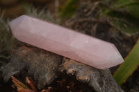 Polished Double Terminated Pink Rose Quartz Points  x 4 From Ambatondrazaka, Madagascar - TopRock