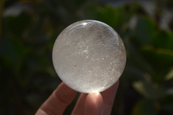 Polished Clear Quartz Crystal Balls x 6 From Madagascar