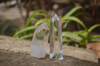 Polished Semi Optic Clear Quartz Points x 24 From Madagascar