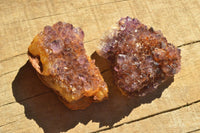 Natural Small Dark "Amethystos" Amethyst Clusters x 35 From Kwaggafontein, South Africa - TopRock