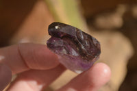 Natural Smokey Amethyst Crystals  x 12 From Chiredzi, Zimbabwe