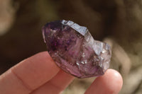 Natural Smokey Amethyst Crystals  x 12 From Chiredzi, Zimbabwe