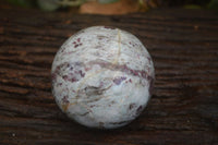 Polished Rubellite Pink Tourmaline Matrix Sphere x 1 From Madagascar