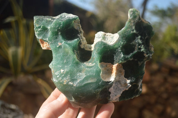 Natural Rough Emerald Mtorolite Specimens  x 5 From Zimbabwe